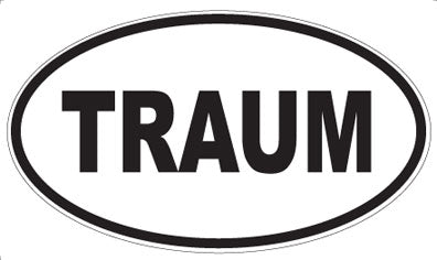 TRAUM - Oval Sticker