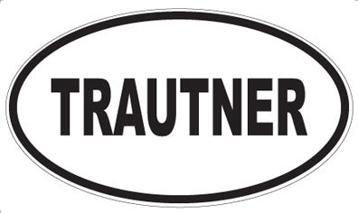 TRAUTNER - Oval Sticker