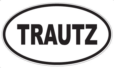 TRAUTZ - Oval Magnet