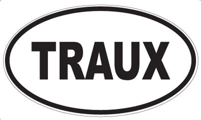 TRAUX - Oval Sticker