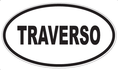 TRAVERSO - Oval Sticker