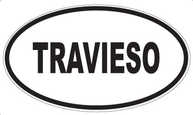 TRAVIESO - Oval Magnet