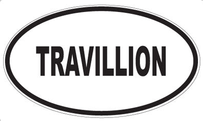 TRAVILLION - Oval Sticker