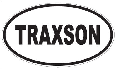 TRAXSON - Oval Sticker