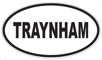 TRAYNHAM - Oval Magnet