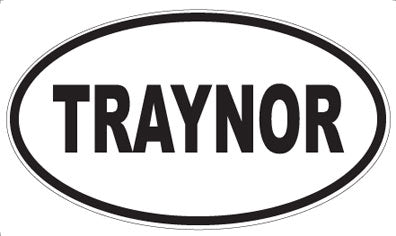 TRAYNOR - Oval Sticker