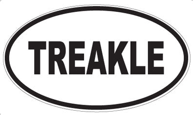 TREAKLE - Oval Sticker