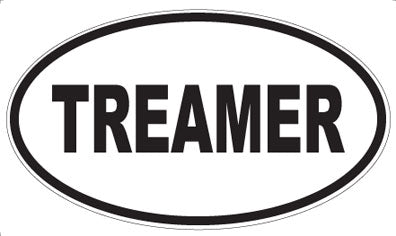 TREAMER - Oval Magnet