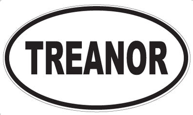 TREANOR - Oval Sticker