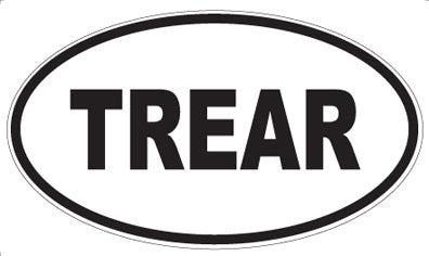 TREAR - Oval Magnet