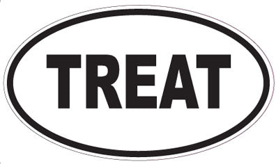 TREAT - Oval Magnet
