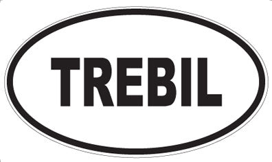 TREBIL - Oval Magnet