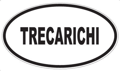 TRECARICHI - Oval Sticker