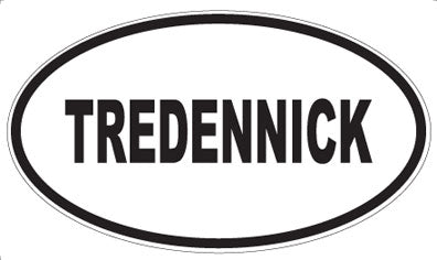 TREDENNICK - Oval Sticker
