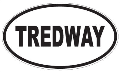 TREDWAY - Oval Sticker