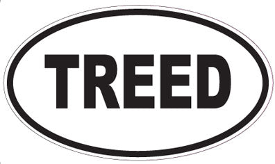 TREED - Oval Sticker