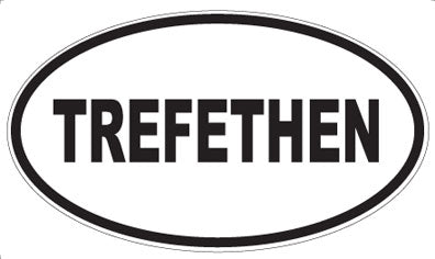 TREFETHEN - Oval Magnet