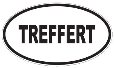 TREFFERT - Oval Sticker