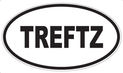 TREFTZ - Oval Magnet