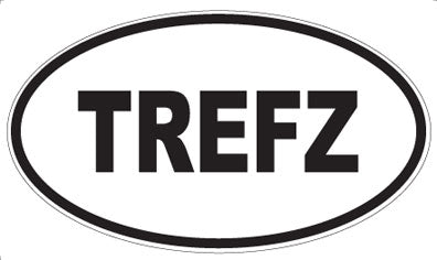 TREFZ - Oval Sticker