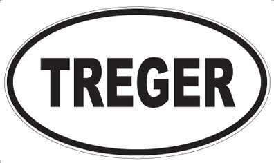 TREGER - Oval Sticker