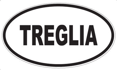TREGLIA - Oval Magnet