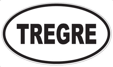 TREGRE - Oval Magnet