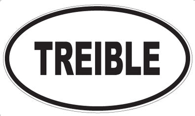 TREIBLE - Oval Magnet