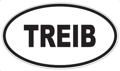 TREIB - Oval Magnet