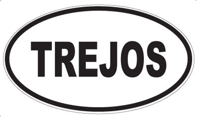 TREJOS - Oval Sticker