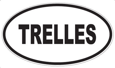 TRELLES - Oval Sticker