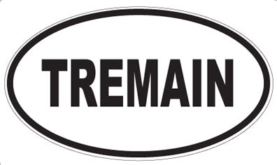 TREMAIN - Oval Sticker