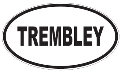 TREMBLEY - Oval Magnet