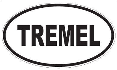TREMEL - Oval Magnet