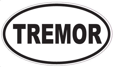TREMOR - Oval Sticker