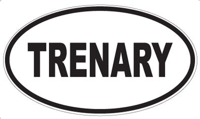 TRENARY - Oval Magnet