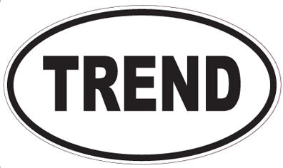 TREND - Oval Sticker