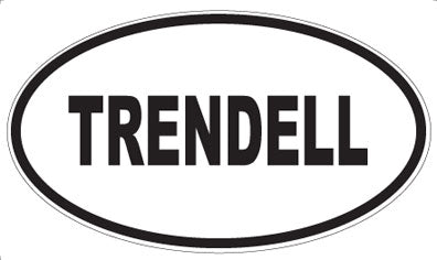 TRENDELL - Oval Sticker