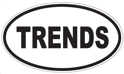 TRENDS - Oval Sticker