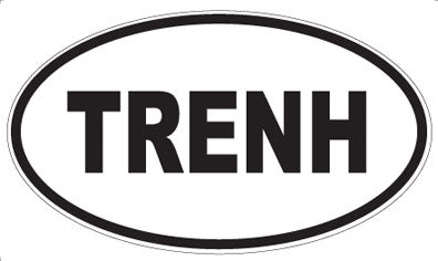 TRENH - Oval Magnet