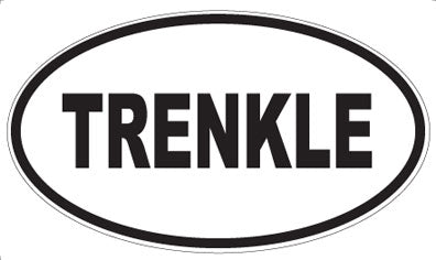 TRENKLE - Oval Magnet