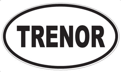 TRENOR - Oval Sticker