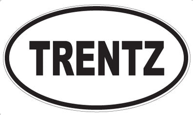 TRENTZ - Oval Sticker