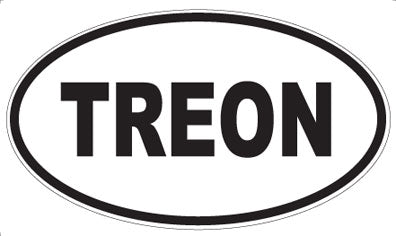 TREON - Oval Magnet