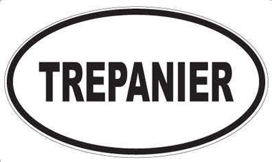 TREPANIER - Oval Magnet
