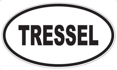 TRESSEL - Oval Sticker