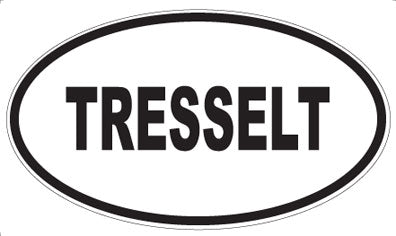 TRESSELT - Oval Magnet