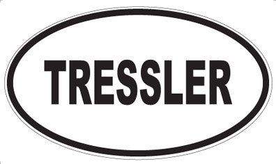 TRESSLER - Oval Magnet