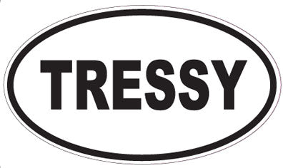 TRESSY - Oval Sticker