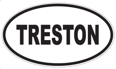 TRESTON - Oval Magnet